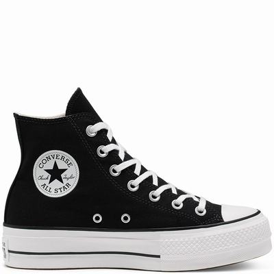 Converse Chuck Taylor All Star Platform - Miesten Platform Kengät - Mustat/Valkoinen